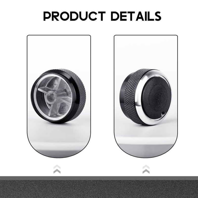 Xislet 3Pcs Tacoma AC Knobs Replacement Compatible with 2005-2015 Toyota Tacoma A/C Knobs Air Conditioner HVAC Heater Blower Fan Control Button - Image 5